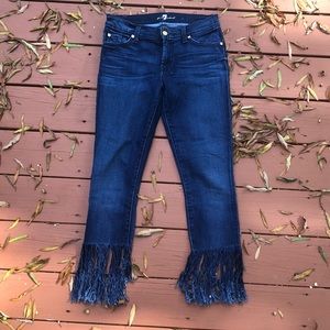 Frayed Hem 7 For All Mankind Jeans